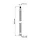 Шланг для підключення змішувача Thermo Alliance Standart (пара) 100 см NYLON M10x1/2"В TAS386W100 - зображення 2