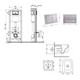 Готовое решение Qtap для ванной комнаты: подвесной унитаз Gemini Ultra Quiet 485×340×350 + комплект инсталляции Nest 4 в 1 - изображение 2