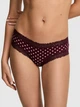 Трусики бразилиана женские хлопковые Victoria's Secret 4197-53 SPE(Wild Rose Dot Print) L Темно-вишневые (3000214100470) - изображение 1