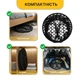 Підвісне плетене крісло-гойдалка LEOBRO Boho XL 80 см Black (LB-1102) - зображення 5
