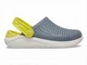 Кроксы детские Crocs Literide Kids Grey/Citrus 30 (EU 28-29) - изображение 3
