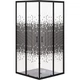Душова кабіна BRAVO ODRA N90TB.Mosaic 88x88x180 см, квадратна, без піддона, чорний профіль, скло з чорною мозаїкою 4 мм - изображение 1