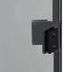 Душові двері BRAVO POPRAD 80TB 80 см, поворотно-розпашні, чорний профіль, прозоре скло 6 мм - зображення 9