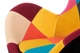 Fotel obrotowy Halmar Butterfly patchwork Wielokolorowy (V-CH-BUTTERFLY-FOT-PATCHWORK) (5905248110915) - obraz 7
