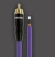 Аналоговий фоно-кабель для програвачів вінілу 2xRCA-2xRCA Melodika MDPH-10 PHONO Cable 1m - зображення 5
