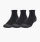 Шкарпетки Under Armour Ua Performance Tech 3Pk Qtr ONE SIZE Чорний 1379510-001 - зображення 1