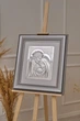 Ікона срібна Свята Родина (444071 DM 8330 GY) 53,5x60 см - зображення 3
