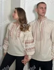 Парна вишиванка чоловіча та жіночі XL бежева - зображення 3