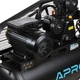 Компресор трьохциліндровий пасовий OFBD-100X, 8 бар, 3.0 кВт, 530 л/хв, 100 л (2 крани) + олива 0,8 л APRO - зображення 6