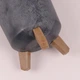 Горшок пластмассовый GRACIA TUBUS SLIM BETON EFFECT на ножках антрацитовый 20 см. (93640) - изображение 3