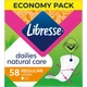 Щоденні прокладки Libresse Natural Care Dailies 58 шт. (7322540575453) - зображення 1