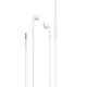 Проводные наушники 3.5mm Borofone BM30 вакумные с микрофоном 1.2m White - изображение 1