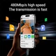 Кабель ACEFAST USB-A to USB-C |1.2m, 3A| Black - зображення 12