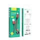 Кабель для зарядки Hoco X89 Wind передачи данных USB на Micro-USB 1m 2.4A Red - изображение 3