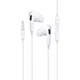 Проводные наушники 3.5mm Borofone BM30 Pro вакумные с микрофоном 1.2m White - изображение 1