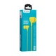 Дротові навушники 3.5mm Celebrat G7 Comfortable wearing вакумні з мікрофоном 1.2m Yellow - изображение 2