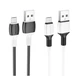 Кабель USB Borofone BX84 Micro 2.4A Чорний - зображення 2
