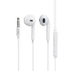 Проводные наушники 3.5mm Hoco M55 Memory sound вкладыши с микрофоном 1.2m White - изображение 1