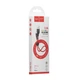 Кабель USB Hoco X21 Plus Silicone Micro 0.25m Чорно-Червоний - зображення 3