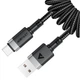 Кабель ACEFAST C14-04 USB-A to USB-C напр. |1.2m, 3A| Black - зображення 4