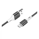 Кабель USB Borofone BX79 Silicone для заряджання та передачі даних USB на Micro-USB, 1м, струм 2.4A Black - зображення 1