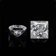 Moissanite Муассанит 4 мм белый 0.25 Ct Princess Moissanite (24201) - изображение 1