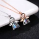 Серебряный кулон Сваровски (74416) - изображение 7