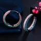 Серьги кольца позолота 18К (9608) - изображение 2