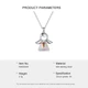 Серебряный кулон Сваровски (74416) - изображение 6
