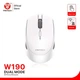 Беспроводная мышь Fantech W190 Silent Click 1600DPI белая для дома и офиса легкая эргономичная - изображение 6