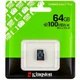 Карта пам'яті microSDXC Kingston Canvas Select Plus 64GB UHS-I A1 чорний для фото та відео - зображення 2