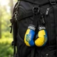 Боксерські рукавички 10 см зі штучної шкіри для ключів та авто. - зображення 1