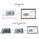 LED-панель 20х20 см 7-10W USB Type-C ABS пластик для фотосъемки Puluz PU5136 белая - изображение 6
