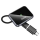 Адаптер Carplay Hoco HU1 USB-A Type-C черно-серый алюминиевый сплав беспроводной для iPhone - изображение 4
