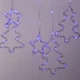 Гірлянда штора світлодіодна 120 LED 3х0,9 м 8 режимів синій для святкового оформлення GarlandoPro - зображення 5