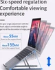 Подставка для ноутбука 15,6 дюйма алюминиевый сплав складная Givecool N3 стальной - изображение 6