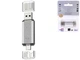 USB флешка 16 Гб Type C USB 2.0 серебро ABS пластик для хранения и переноса данных модель T&G 009 - изображение 3
