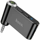 Автомобільний Bluetooth адаптер Hoco E58 AUX IN 140mAh чорний з мікрофоном та Type-C - зображення 1
