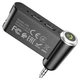 Автомобільний Bluetooth адаптер Hoco E58 AUX IN 140mAh чорний з мікрофоном та Type-C - зображення 3