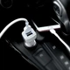 Авто зарядное устройство Hoco Z23 2USB Micro 2.4A 12-24V белый с кабелем Micro-USB - изображение 7