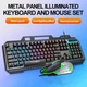 Клавиатура и мышь TWolf TF600 USB RGB подсветка мембранные 104 клавиши черный для геймеров - изображение 7
