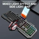 Клавиатура и мышь TWolf TF600 USB RGB подсветка мембранные 104 клавиши черный для геймеров - изображение 8