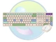 Бездротовий комплект клавіатура та миша Fantech Go WK895 Silent Click 110 кнопок USB бежевий - зображення 4