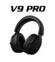 Навушники MCHOSE V9 PRO Black Бездротова Ігрова Гарнтура, Радиоканал/Bluetooth/3.5мм. Знімний Мікрофон, RGB Підсвічування, 7.1 Акумулятор 250 Годин. PC/PS4/PS5/Switch/Xbox - зображення 1
