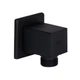 Набор Qtap: Подключение для шланга Spojeni Matt Black, прямоугольное QT809810842857NB - изображение 1