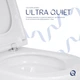 Унитаз подвесной Qtap Scorpio ML Ultra Quiet 490×365×325 мм, с сиденьем Soft-close MagLock, White QTSCOML26W49622 - изображение 5