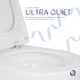 Унитаз подвесной Qtap Scorpio ML Ultra Quiet 520×365×365 мм, с сиденьем Soft-close MagLock, White QTSCOML26W49624 - изображение 5