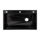 Lidz Handmade H7545B Мийка для кухні інтегрована Decor Black PVD Honeycomb 3,0/1,0 мм LDH7545BDECPVD48373 - зображення 3