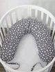 Подушка для годування Baby Veres"Smiling grey" (165*70) - зображення 4