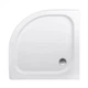 Lidz Набор: Душевая кабина Latwa SC90x90.SAT.LOW.DGR, полукруглая, стекло тонированное 4 мм + Душевой поддон Kapielka ST90x90x14 - зображення 8